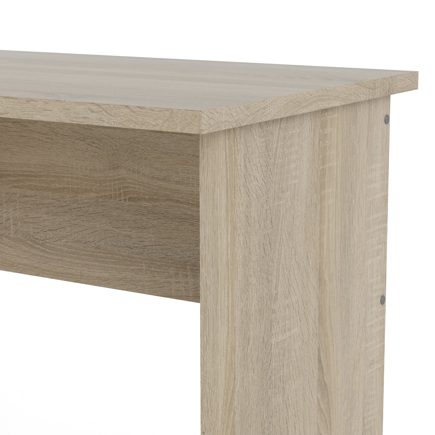 Function Plus Desk 3 Drawers - White Or  Oak+white Or Oak - FURNITURE CURLS