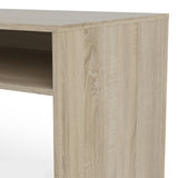 Function Plus Desk Multi-functional Desk With Drawer And 1 Door In White And Oak - FURNITURE CURLS