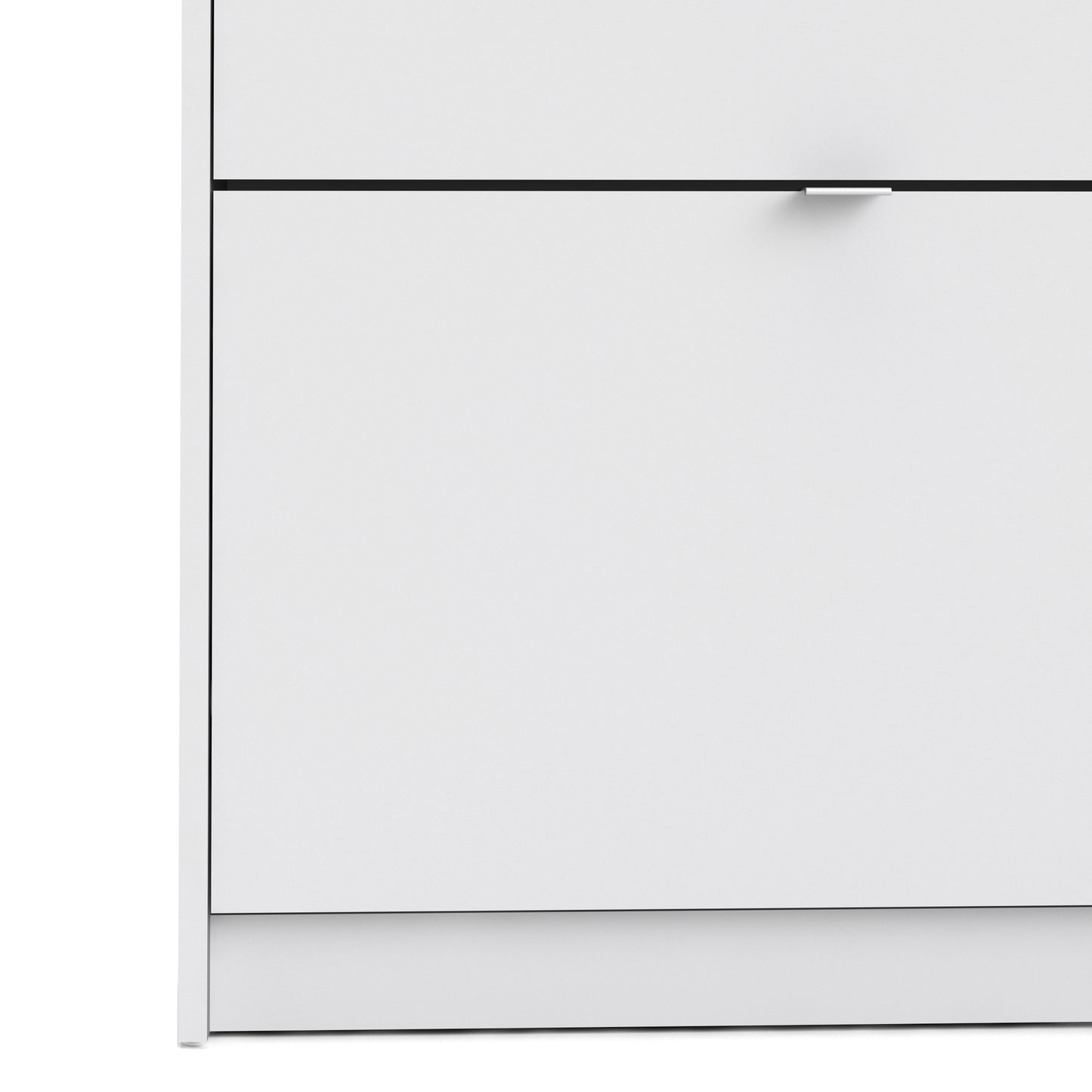 Shoes White Cabinet 2 Tilting Doors(1or2 Layers) - FURNITURE CURLS