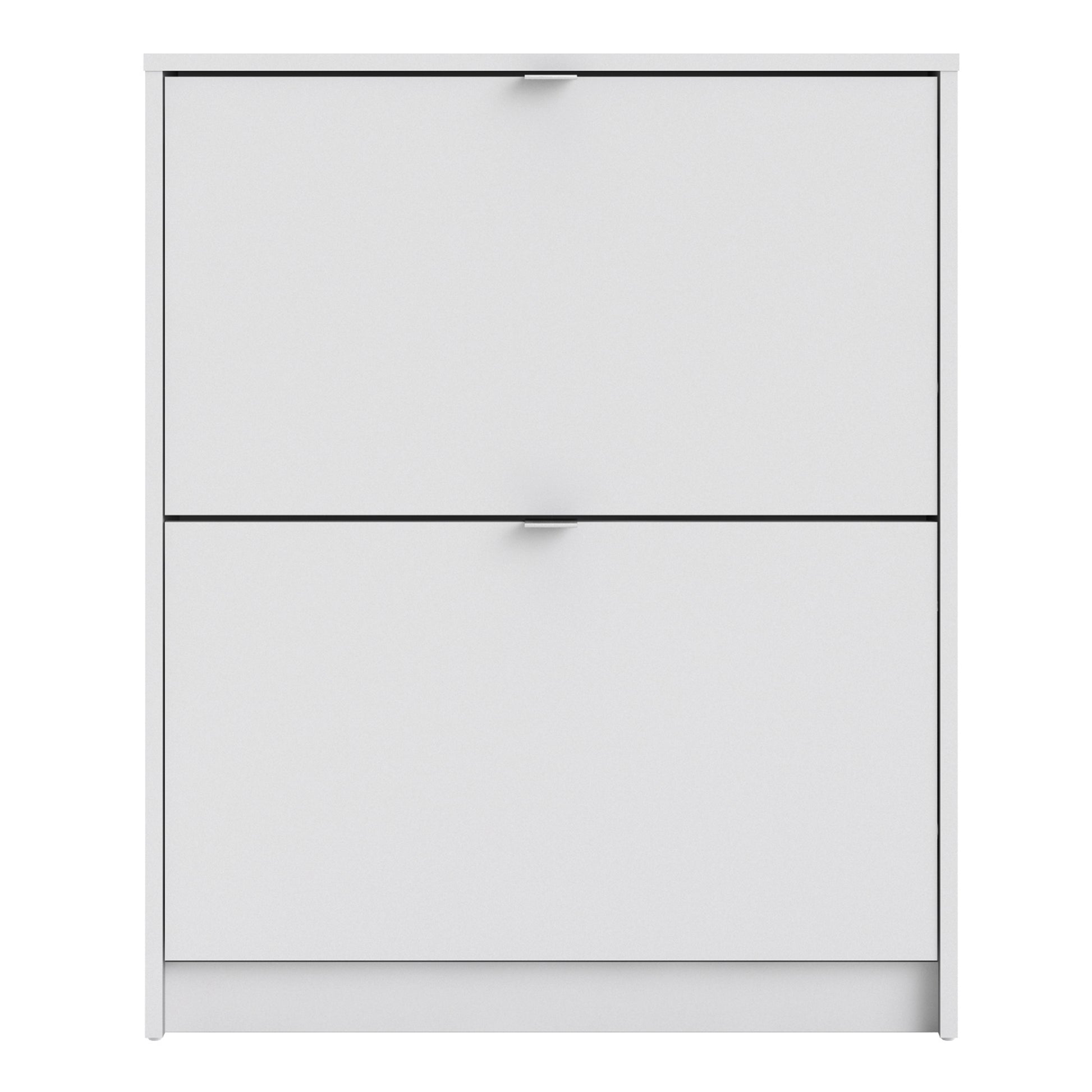 Shoes White Cabinet 2 Tilting Doors(1or2 Layers) - FURNITURE CURLS