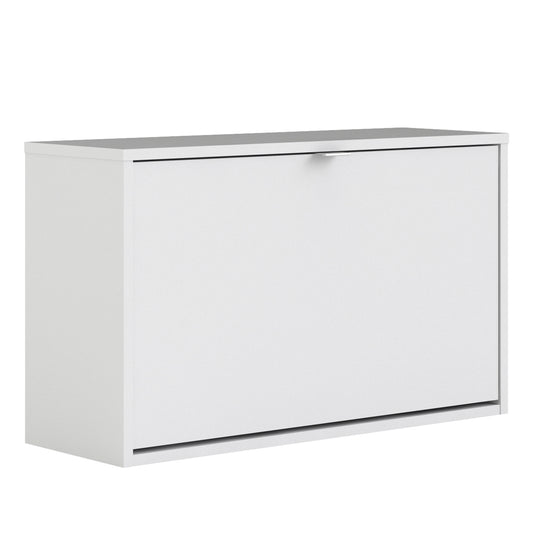 Shoes White Cabinet 1 tilting door(1or2 layers)