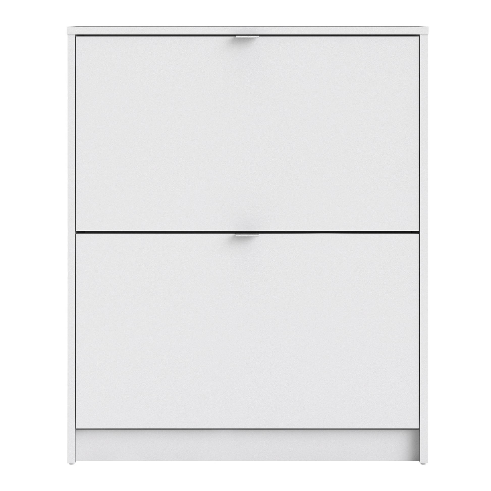 Shoes White Cabinet 2 Tilting Doors(1or2 Layers) - FURNITURE CURLS