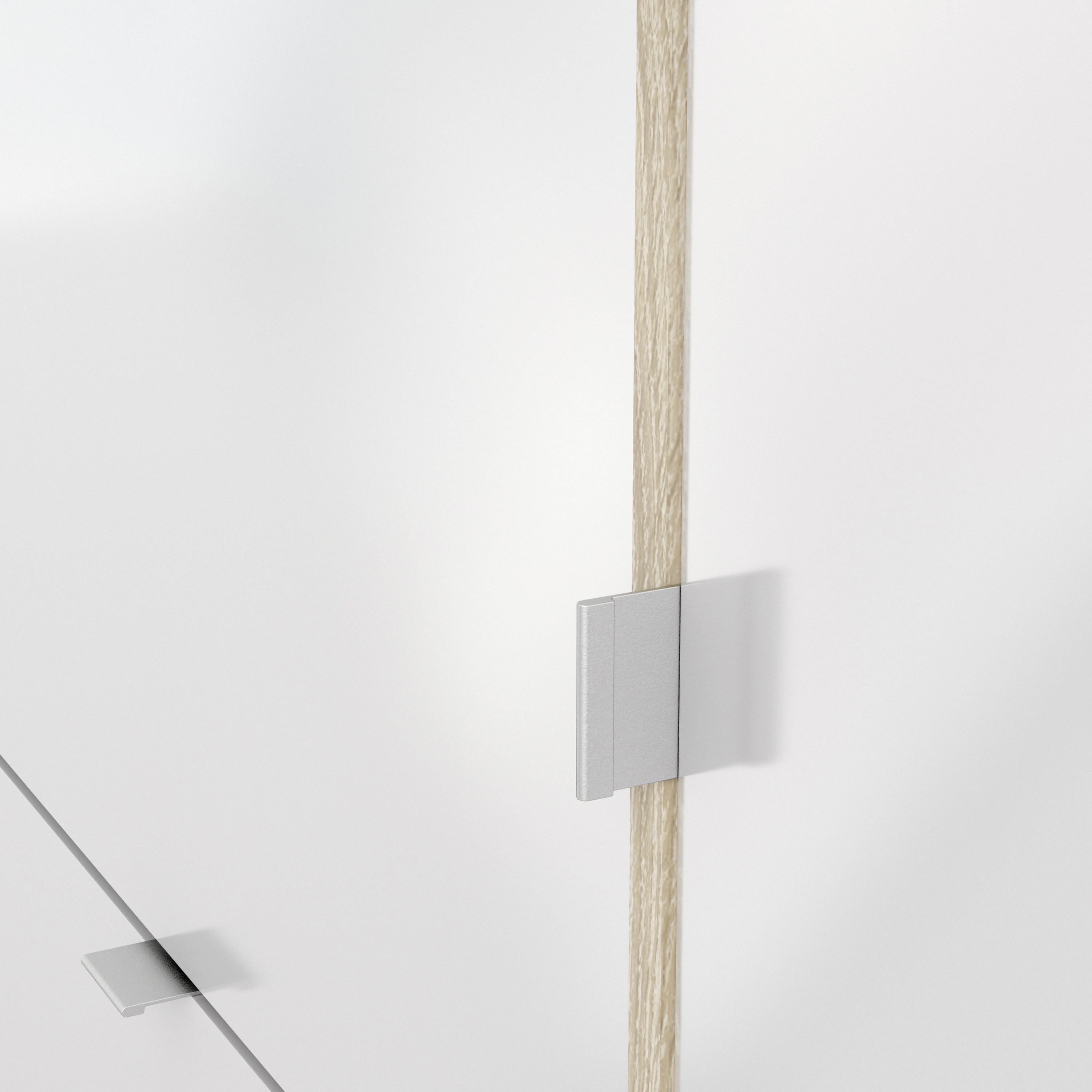 Shoes Oak Cabinet With Gloss White 3 Or 4 Tilting Doors(2layers) +1Door Or 1 Mirror Door - FURNITURE CURLS
