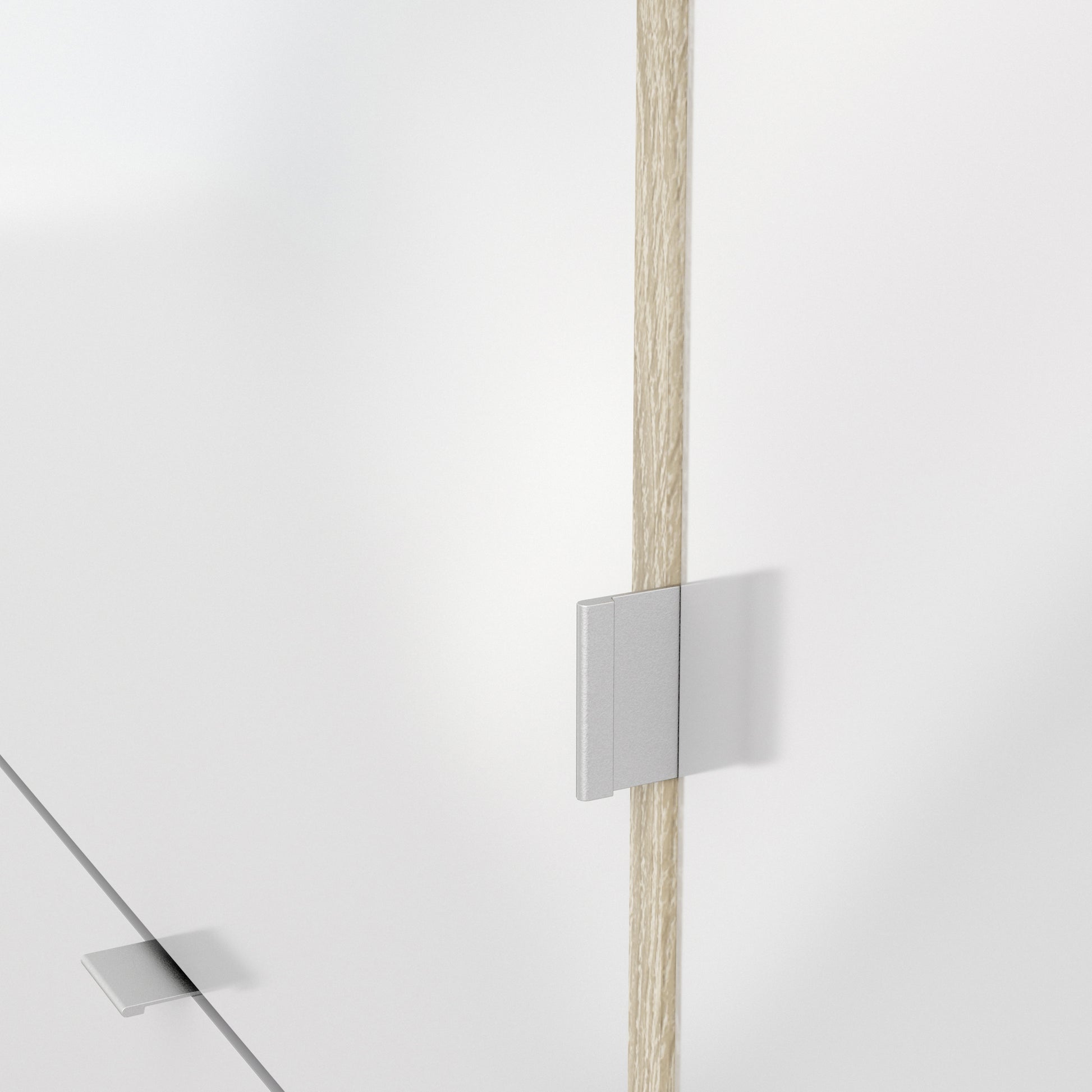 Shoes Oak Cabinet With Gloss White 3 Or 4 Tilting Doors(2layers) +1Door Or 1 Mirror Door - FURNITURE CURLS