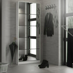 Shoes White Cabinet 4or5 Mirror Tilting Doors(1or2 Layers) - FURNITURE CURLS