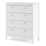 Madrid Chest 3+2 Drawers In Matt Black Or White - FURNITURE CURLS