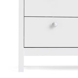 Madrid Chest 3+2 Drawers In Matt Black Or White - FURNITURE CURLS