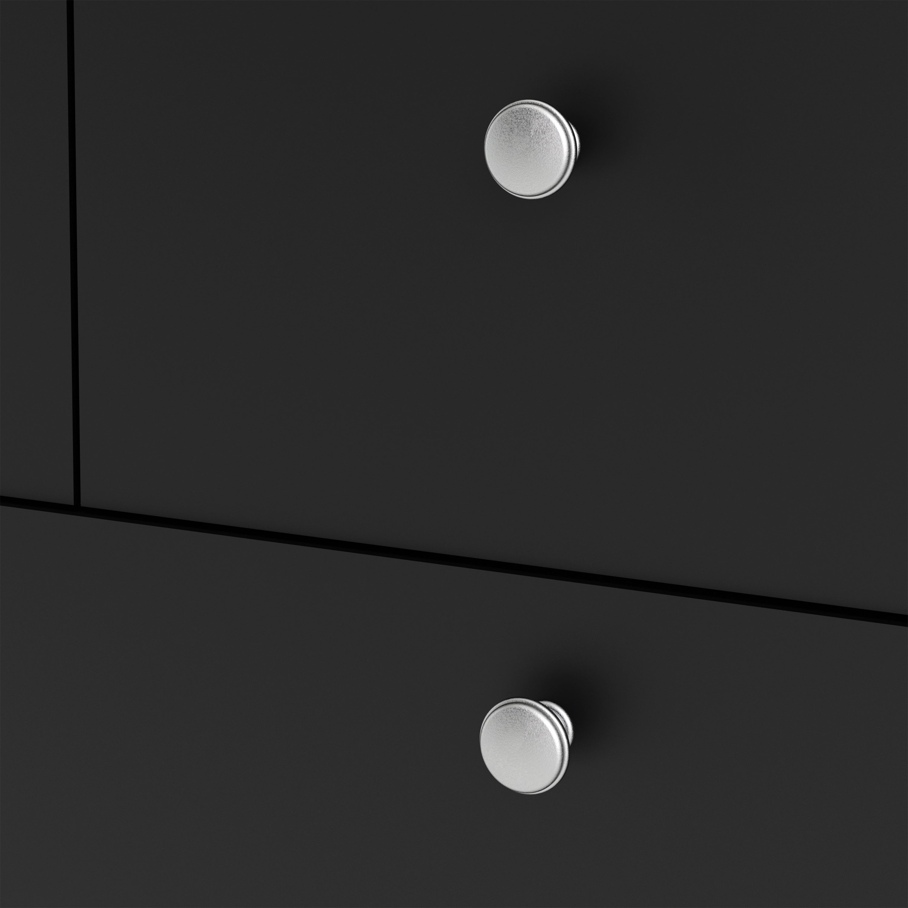 Madrid Chest 3+2 Drawers In Matt Black Or White - FURNITURE CURLS