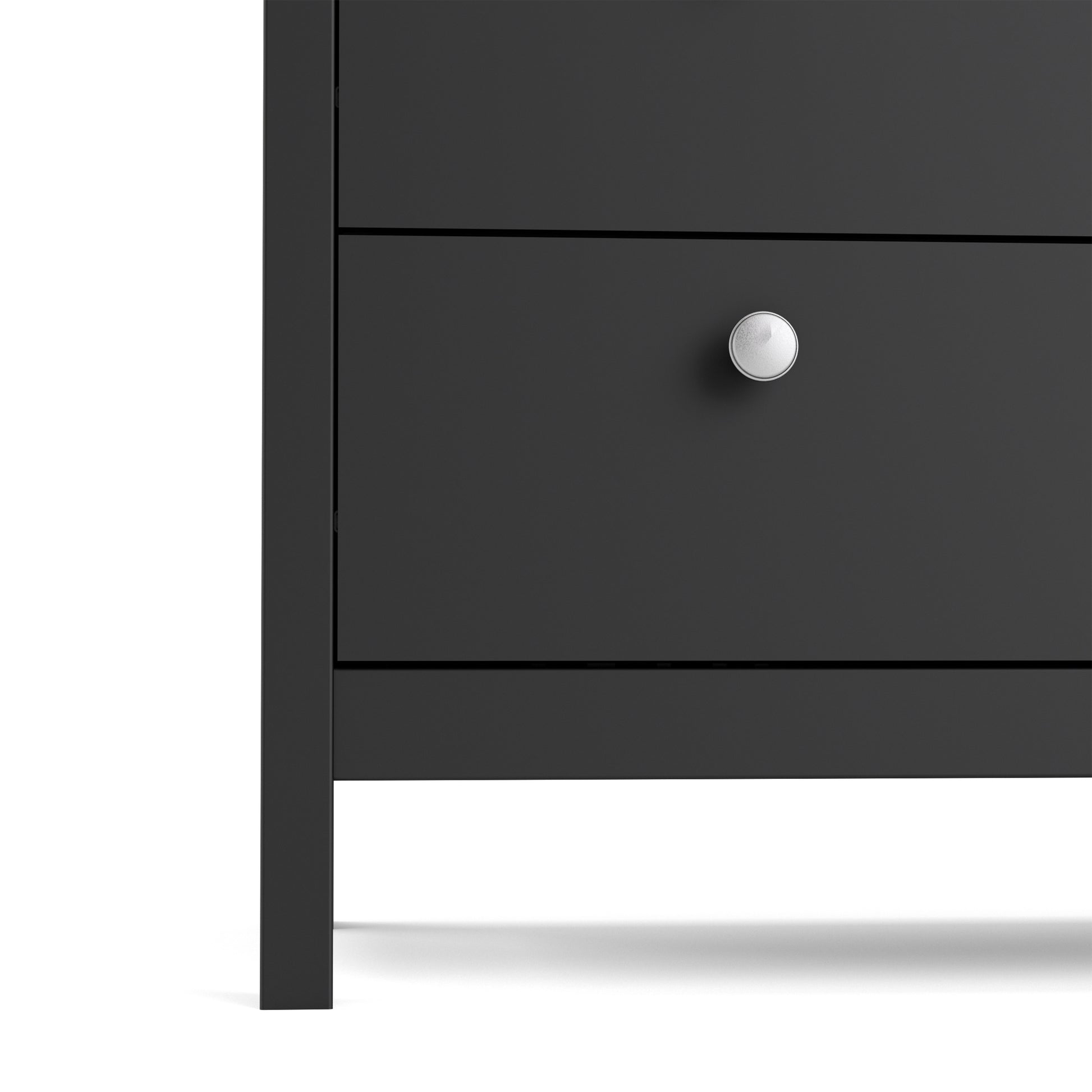 Madrid Chest 3+2 Drawers In Matt Black Or White - FURNITURE CURLS