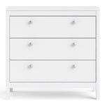 Madrid Chest Of  3 Drawers In Matt Black &/or White - FURNITURE CURLS