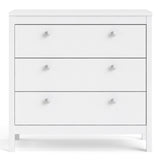 Madrid Chest Of  3 Drawers In Matt Black &/or White - FURNITURE CURLS