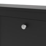 Madrid Shoe Cabinet 4 Compartments In Matt Black Or White - FURNITURE CURLS