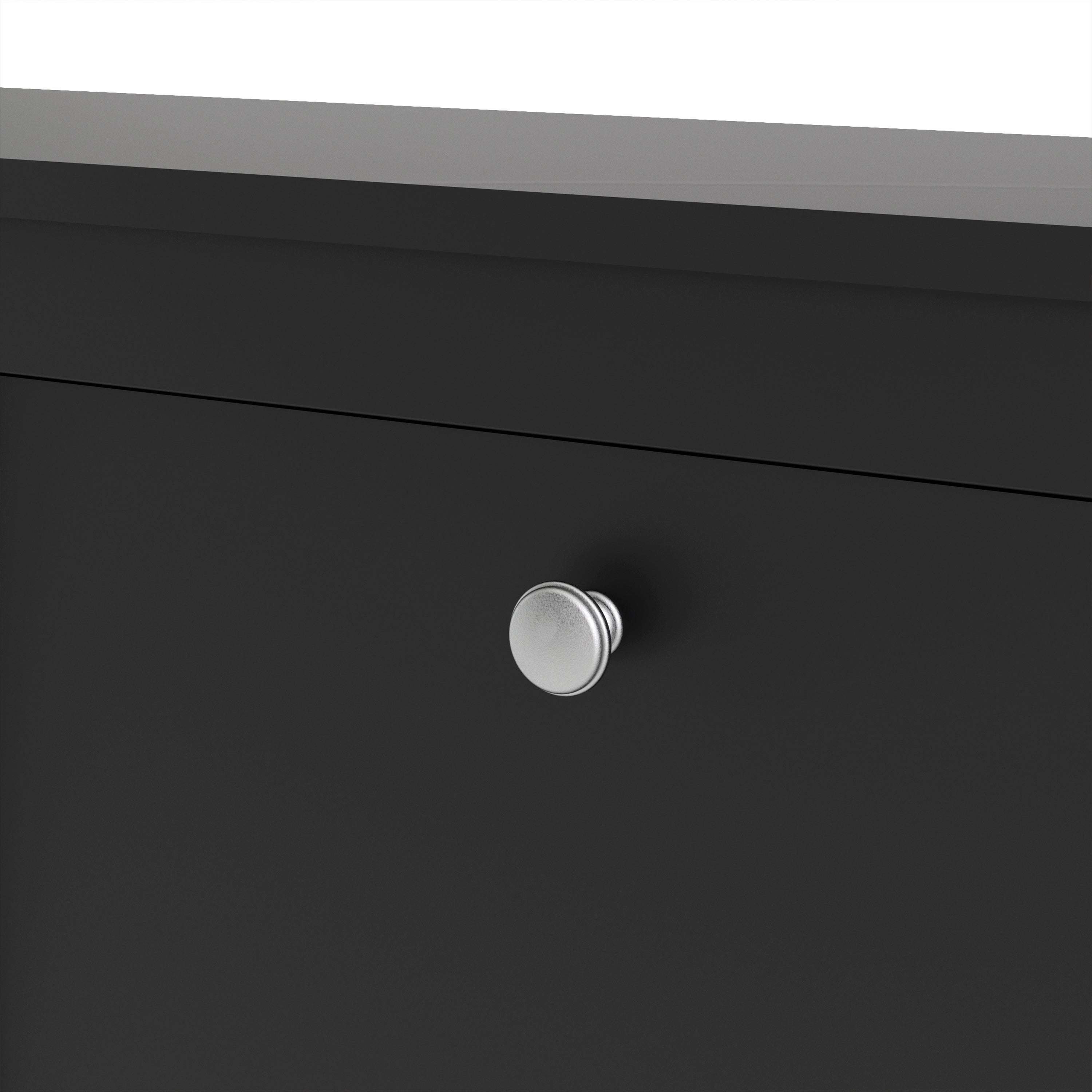 Madrid Shoe Cabinet 4 Compartments In Matt Black Or White - FURNITURE CURLS
