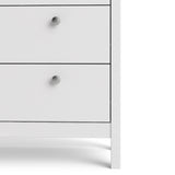 Madrid China Cabinet 2 Doors W/glass + 3 Drawers In Matt Black Or White - FURNITURE CURLS