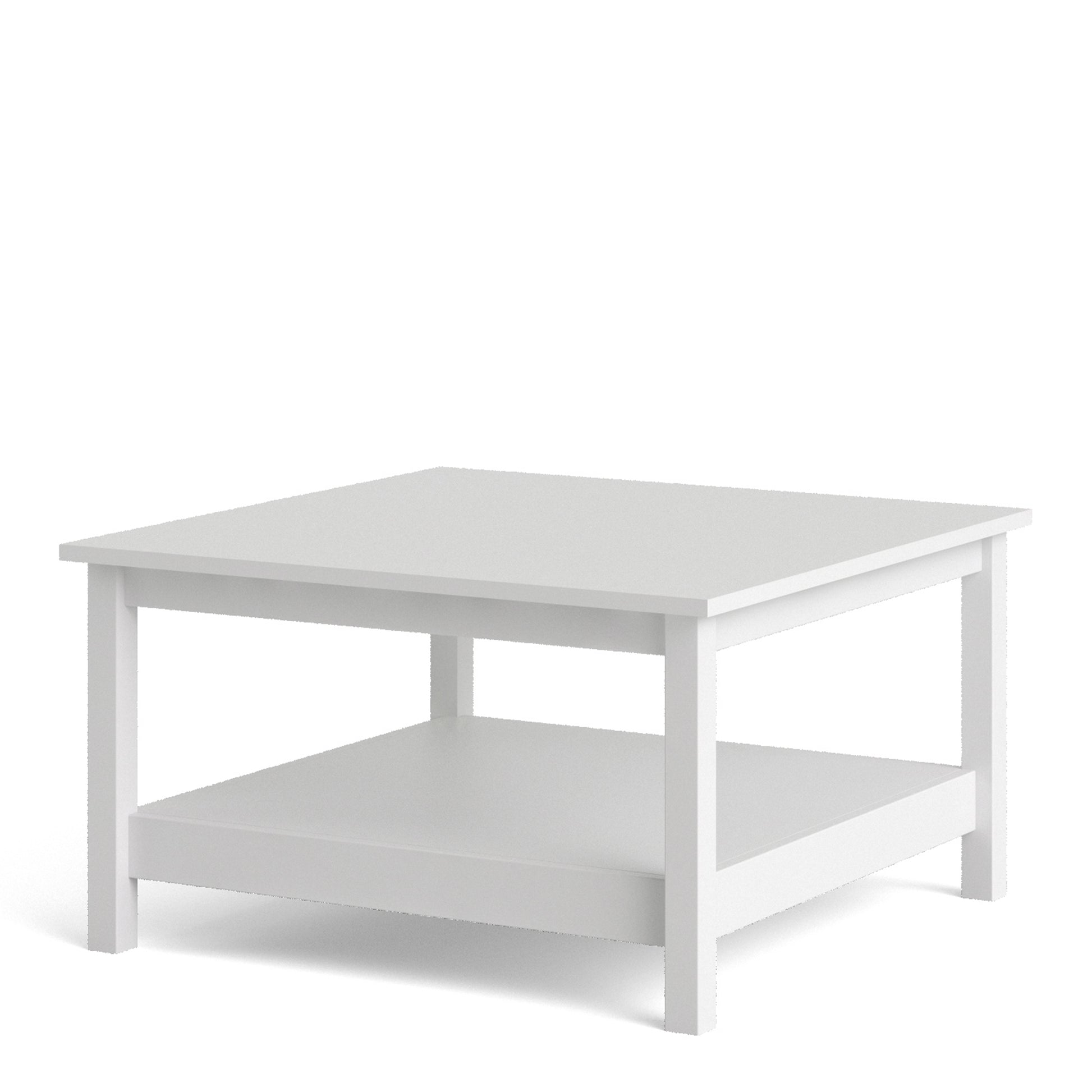 Madrid Coffee Table In Matt Black Or White - FURNITURE CURLS