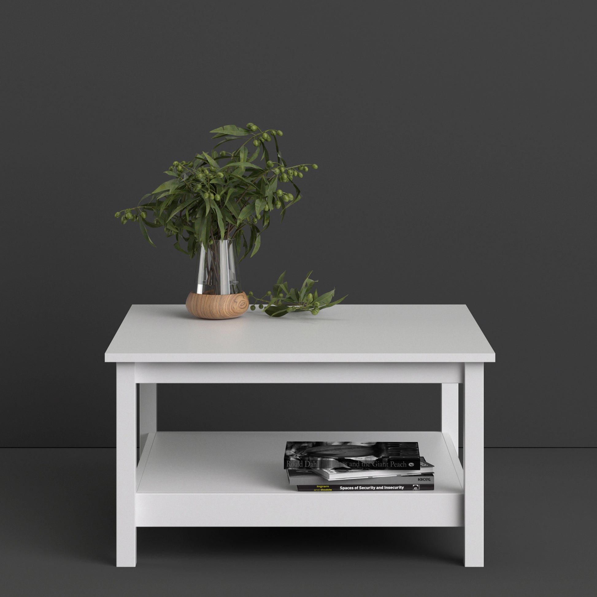 Madrid Coffee Table In Matt Black Or White - FURNITURE CURLS