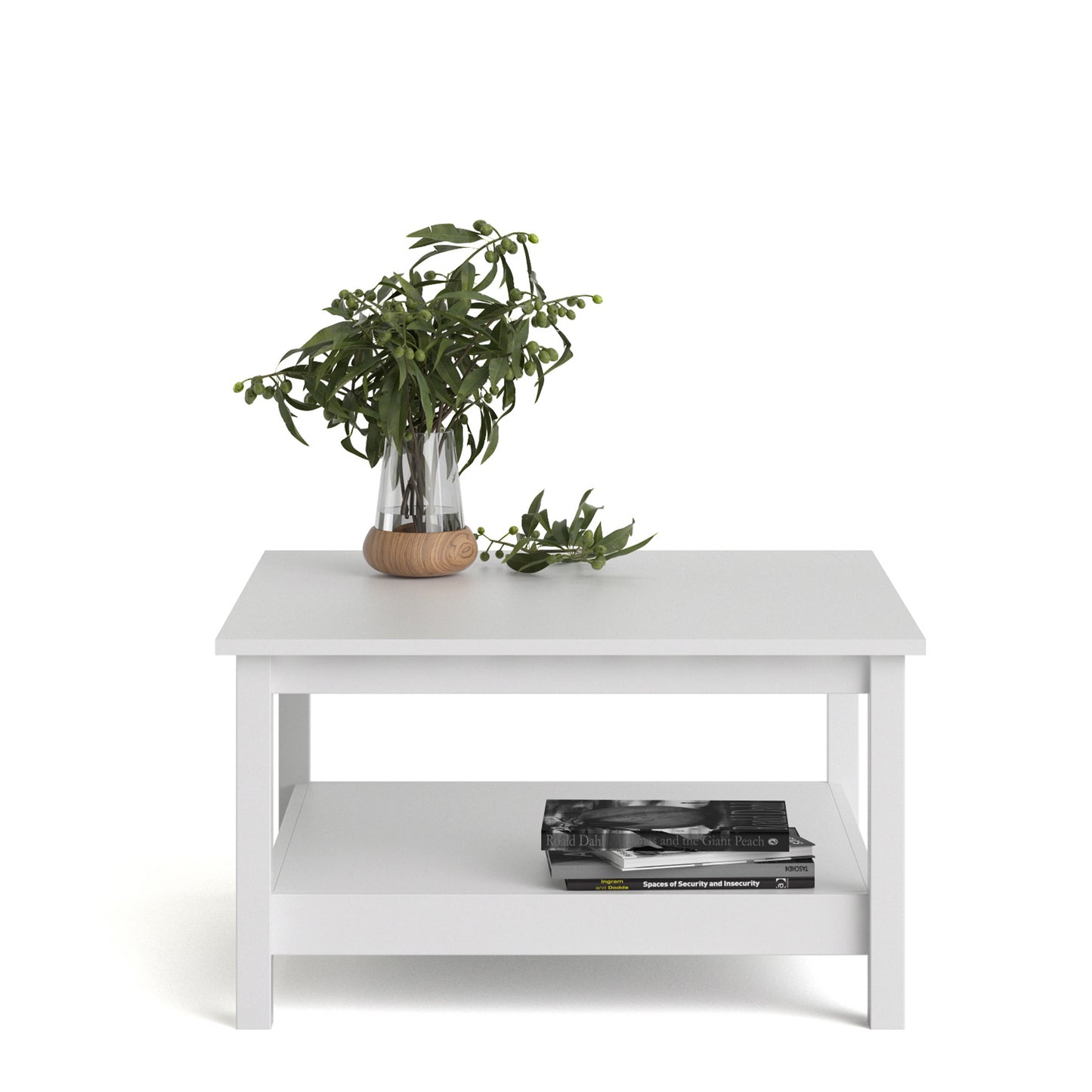 Madrid Coffee Table In Matt Black Or White - FURNITURE CURLS