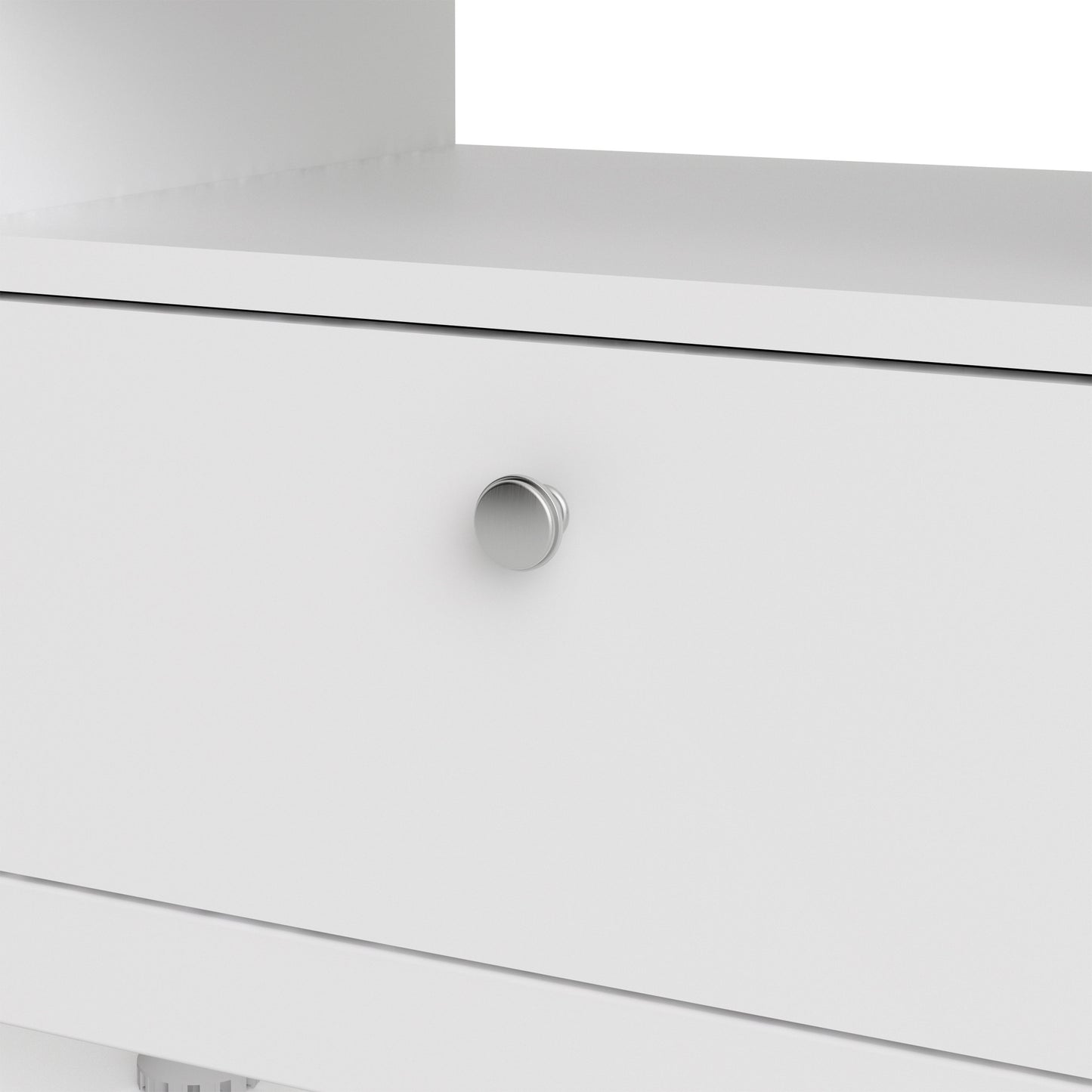 Madrid Tv-unit 3 Drawers In Matt Black Or White - FURNITURE CURLS