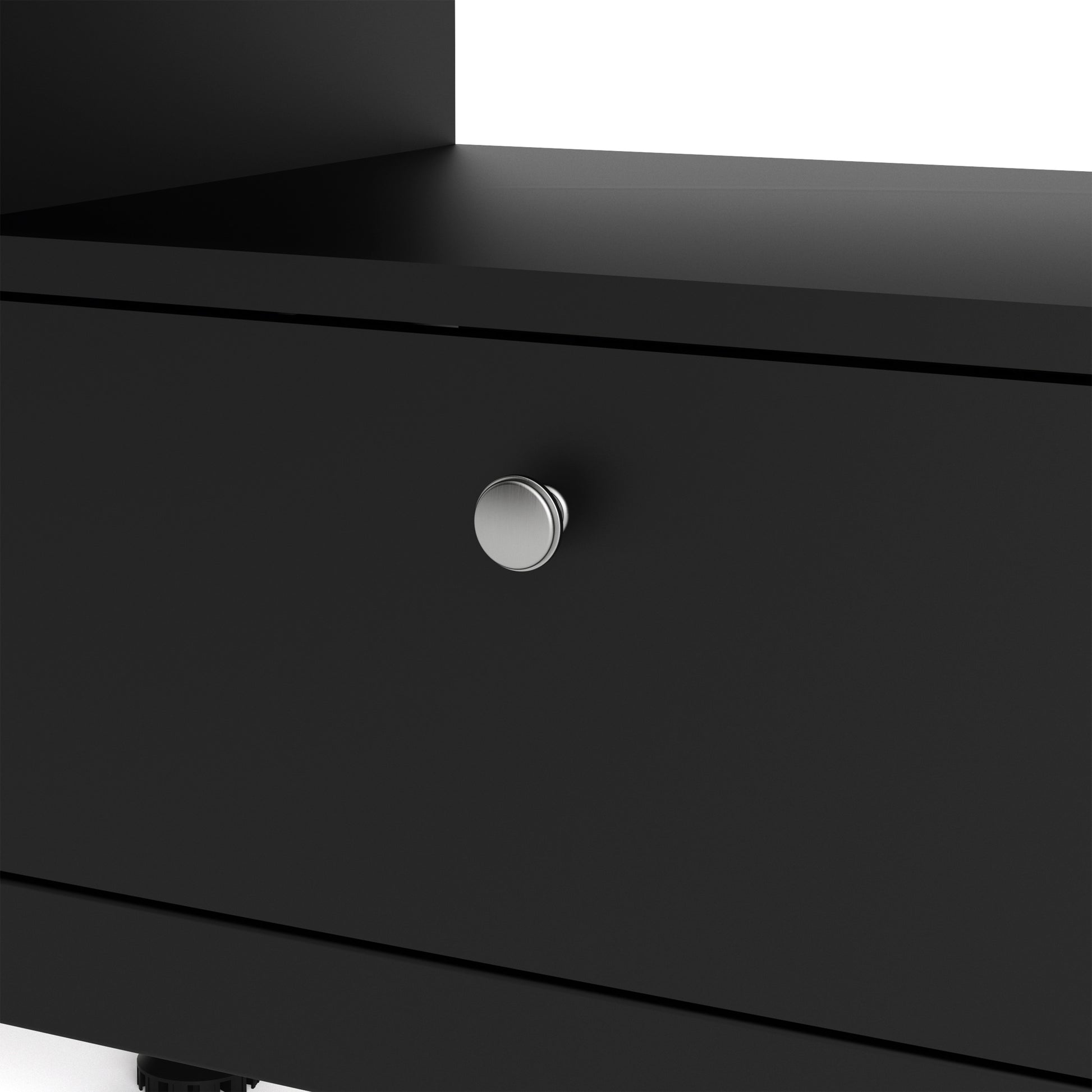 Madrid Tv-unit 3 Drawers In Matt Black Or White - FURNITURE CURLS