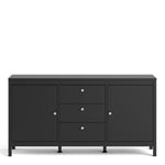 Madrid Sideboard 2 Doors + 3 Drawers In Matt Black Or White - FURNITURE CURLS