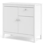 Madrid Sideboard 2 Doors + 1 Drawer In Matt Black Or White - FURNITURE CURLS