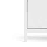 Madrid Sideboard 2 Doors + 1 Drawer In Matt Black Or White - FURNITURE CURLS