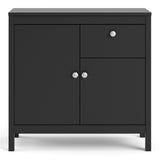 Madrid Sideboard 2 Doors + 1 Drawer In Matt Black Or White - FURNITURE CURLS