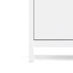 Madrid Wardrobe With 2 Doors In Matt Black Or White - FURNITURE CURLS