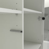 Fur China Displaycabinet 1door+1glass Door+2drawers Grey-white-walnut Or Grey-white - FURNITURE CURLS