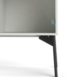 Fur China Displaycabinet 1door+1glass Door+2drawers Grey-white-walnut Or Grey-white - FURNITURE CURLS