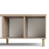 Rome Coffee Table Sliding Top Jackson Hickory Oak Matt Black Or Matt White - FURNITURE CURLS
