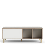 Rome Coffee Table Sliding Top Jackson Hickory Oak Matt Black Or Matt White - FURNITURE CURLS