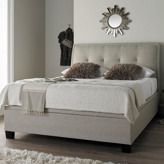 Accent Oatmeal Ottoman Bed