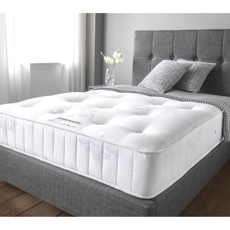 Capsule 1000 Pocket Spring Damask Fabric Hand Tufted Memory Mattress - Double, King, Super King - FURNITURE CURLS