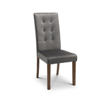 Kensington Extend. Dining T. & Chair Beech Frame Walnut Or Madrid Grey Velvet Chair - FURNITURE CURLS