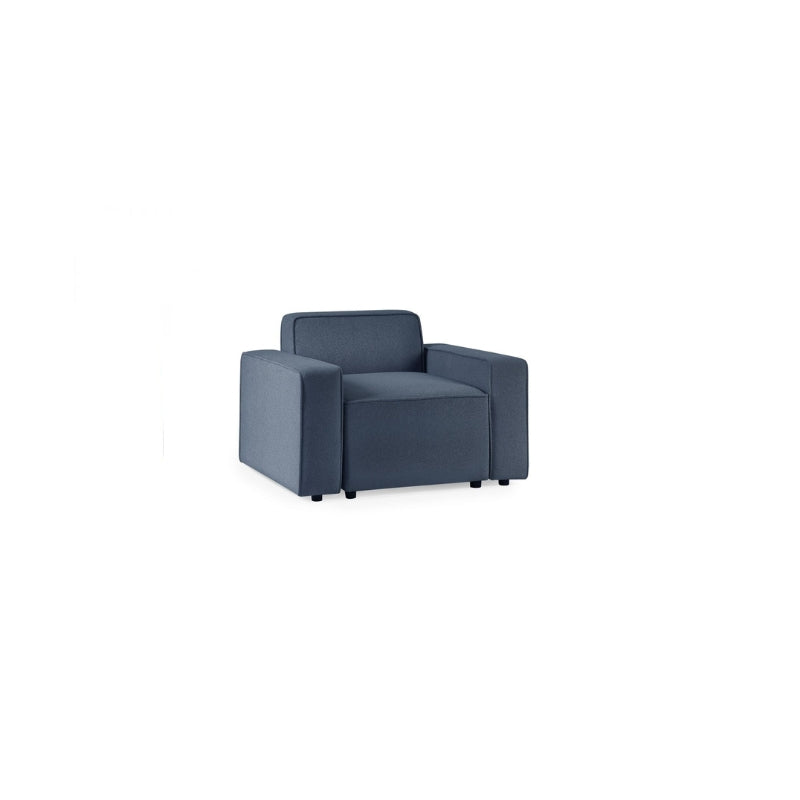 Lago Combination Sofa Blue Linen